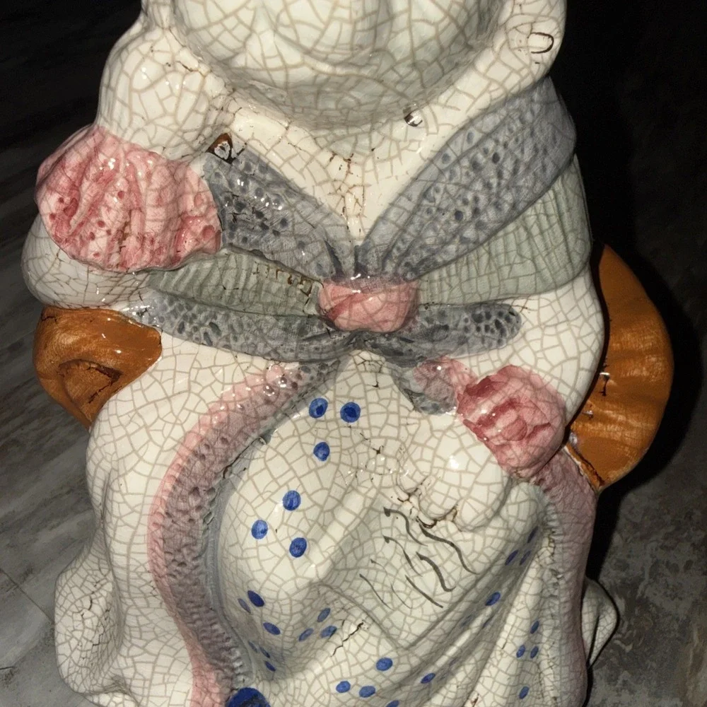 Cat Ceramic Crackle Finish Decorative Figurine 10